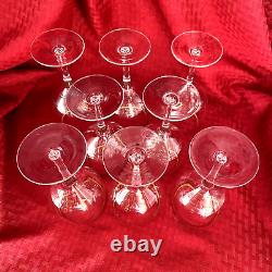 Lenox Crystal Laurent Goblets With 24k Gold Band Set Of 8