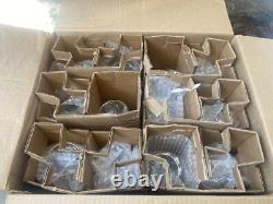 Lenox Debut Crystal Wine Glasses Set Of 12 Glasses In Original Box Vintage Lot