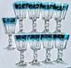 Lenox Swedish Lodge Hand Blown Crystal Glasses RARE VINTAGE SET