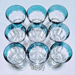 Lenox Swedish Lodge Hand Blown Crystal Glasses RARE VINTAGE SET