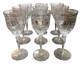 Libbey Rock Sharpe 2009-10 Fancy Ornate Etched Floral Water Goblet Set Of 9