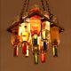 Loft Vintage Retro Glass Wine Bottle Ceiling Light Iron Store Cafe Pendant Lamp