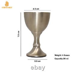 Long Stem Unbreakable Wine Shot Glass 30ML Champagne Glasses Gothic Theme Goblet