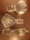Lot Of 3 Vintage Glass Crystal Wine Bottle Decanter Stoppers Toppers