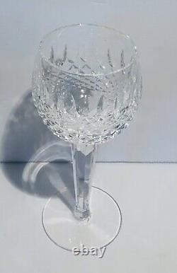 Lot Of 8 Vintage WATERFORD Cut Crystal COLLEEN 7.5 Wine Hock Glasses