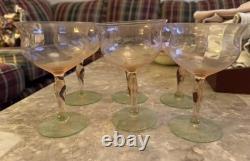Lot Of Pink Drinkware Wine glass. Antique. Retro. Carnival glass. Glassware