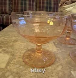 Lot Of Pink Drinkware Wine glass. Antique. Retro. Carnival glass. Glassware