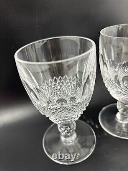 Lot of 2 Vintage Claret Wine Colleen Short Stem Cut by Waterford Crystal 4.75