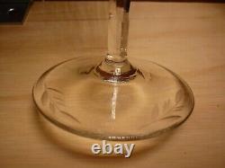Lot of 6 Vintage Rock Sharpe # 2011-1 Blown Glass Water Wine Goblets Glasses