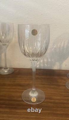 Lot of 8 Vintage Schott-Zwiesel German Crystal Wine Glasses 8.5