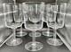 Lovely Set Of 6 Vintage Air Twist Stem Wine GlassesUnmarked