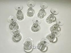 Majestic Vintage Set of 11 Lismore Essence Waterford Crystal White Wine Glass