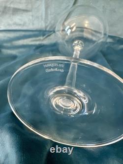 Marquis by Waterford Tulip Wine Glasses Set of 5 10 Flawless Vintage