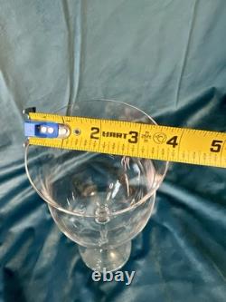Marquis by Waterford Tulip Wine Glasses Set of 5 10 Flawless Vintage