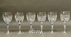 Marvelous Vintage Set of 6 Gorham Lady Anne West Germany Wine Crystal Glasses