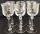 Mikasa Seville Wine Glasses Heavy Rib Optic Set of 6 Vintage and Discontinued