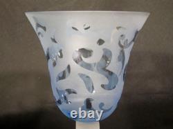 Multi-Colored Unbranded Frosted Design Goblet/Wine Glass Set of 4