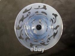 Multi-Colored Unbranded Frosted Design Goblet/Wine Glass Set of 4