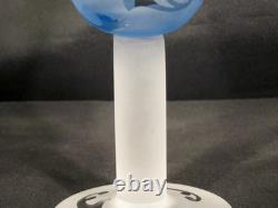 Multi-Colored Unbranded Frosted Design Goblet/Wine Glass Set of 4