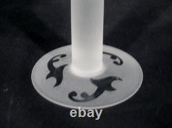 Multi-Colored Unbranded Frosted Design Goblet/Wine Glass Set of 4