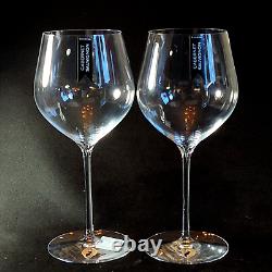 NEW WATERFORD ELEGANCE Lead Crystal Cabernet Wine Glasses
