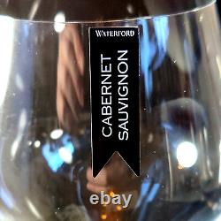 NEW WATERFORD ELEGANCE Lead Crystal Cabernet Wine Glasses