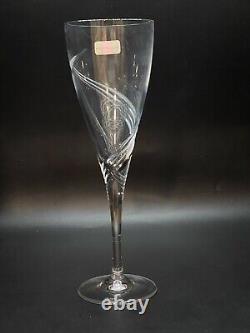 NIB Stuart Crystal Wine Glasses Symphony Set Of 4 England VTG Discontinued
