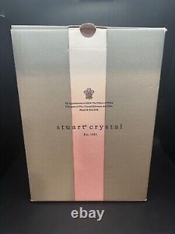 NIB Stuart Crystal Wine Glasses Symphony Set Of 4 England VTG Discontinued
