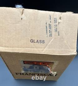 NOS VTG Franciscan Tiffin Madeira Olive Green Sherbet Champagne Glasses Set of 8