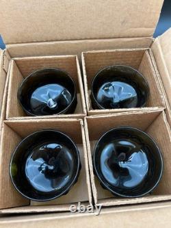 NOS VTG Franciscan Tiffin Madeira Olive Green Sherbet Champagne Glasses Set of 8