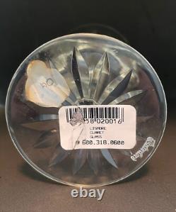 NWT Waterford Lismore Claret Wine Glasses 5-7/8 Box Set Of 4 Vintage 80's