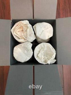 NWT Waterford Lismore Claret Wine Glasses 5-7/8 Box Set Of 4 Vintage 80's