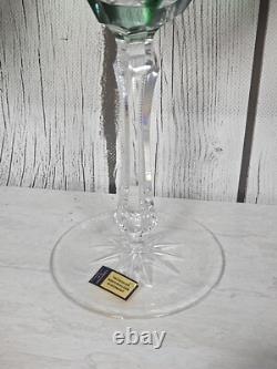 Nachtmann BLEIKRISTALL Crystal Vtg (6) Colored Wine Glasses Goblets READ D