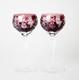 Nachtmann Traube Amethyst Purple Hock Wine Glasses Set of 2 Vintage Crystal
