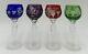 Nachtmann Traube Crystal Wine Glasses Cut to Clear German Vintage Glass Set of 4