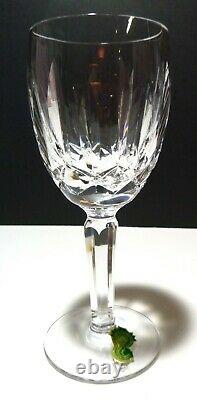 NewVINTAGE Waterford Crystal KILDARE (1973-) Set 4 Claret Wine 6 1/2 IRELAND