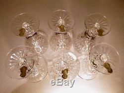 New VINTAGE Waterford Crystal TRAMORE (1956-) Set of 6 Claret Wine 5 1/4
