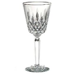 New in Box 10 Vintage WATERFORD CRYSTAL Lismore Platinum Wine Glasses IRELAND
