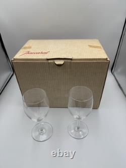 New in Box, Vintage Baccarat Crystal Perfection Glass Set of 6. 6 3/4' Size