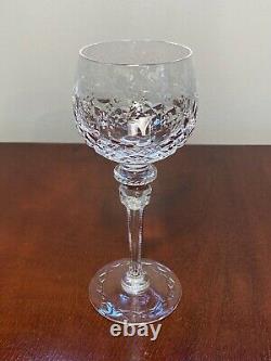 New withLabels Set of 6 Vintage GALLIA by ROGASKA Tall Crystal Wine Hocks Goblets