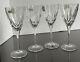 New with tags Royal Doulton Lot Of 4 VTG Crystal wine Glasses 7 1/2 X 3