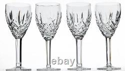 Older Vintage Waterford Araglin Wine Goblets Unique Inconsistent Rare 8in USED