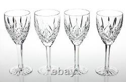 Older Vintage Waterford Araglin Wine Goblets Unique Inconsistent Rare 8in USED