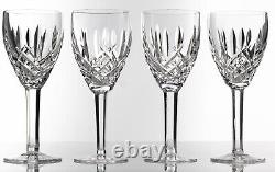 Older Vintage Waterford Araglin Wine Goblets Unique Inconsistent Rare 8in USED