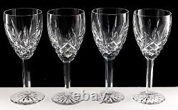 Older Vintage Waterford Araglin Wine Goblets Unique Inconsistent Rare 8in USED