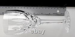 Older Vintage Waterford Araglin Wine Goblets Unique Inconsistent Rare 8in USED