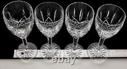 Older Vintage Waterford Araglin Wine Goblets Unique Inconsistent Rare 8in USED
