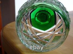 One Vintage Roemer Wine Glass Crystal Style Look St Louis Green