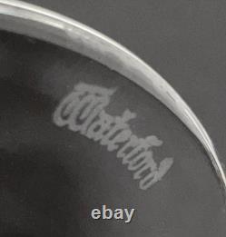 PAIR VINTAGE WATERFORD CRYSTAL COLLEEN SHORT STEM 10oz WINE GOBLETS GLASSES