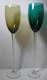 Pair of Vintage Extra Tall Oversize MCM Wine Glasses 21.75t & 21.50t Decor